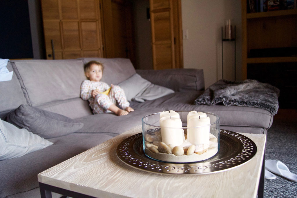 Wohzimmer im Luxus-Chalet - Salon Mama