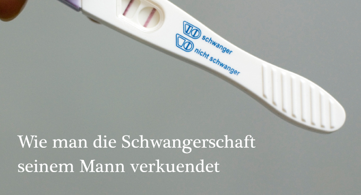 Wie man die Schwangerschaft seinem Mann verkündet | SALON MAMA 