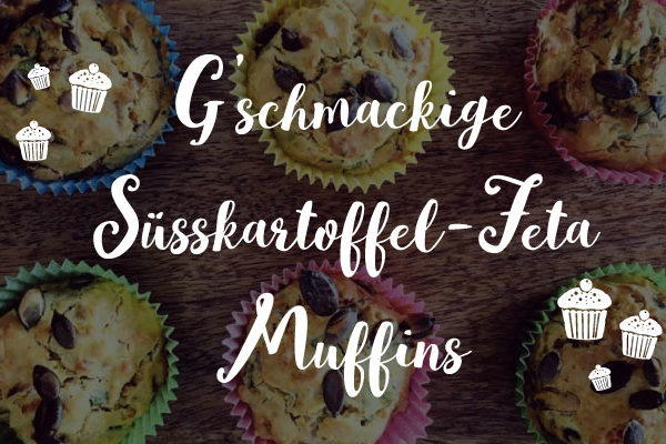 Süßkartoffel Feta Muffins - Salon Mama