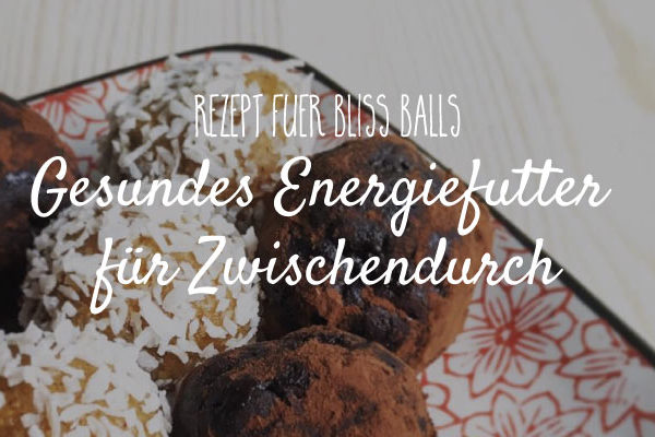 Rezept für Bliss Balls | Salon Mama