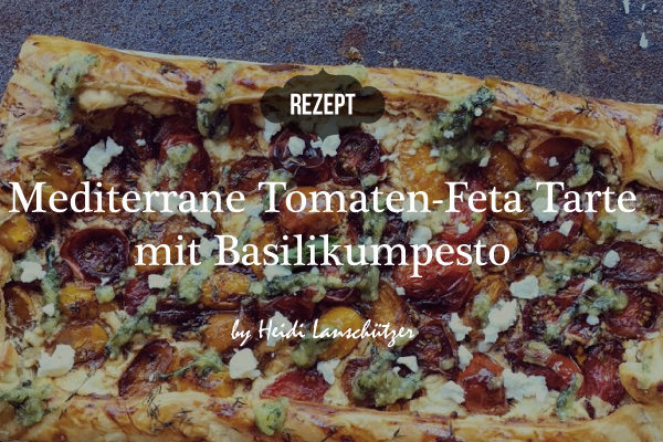 Rezept - Mediterrane Tomaten-Tarte mit Pesto | SALON MAMA